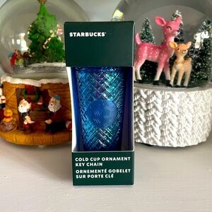 Starbucks Holiday 2022 Azure blue jeweled ornament